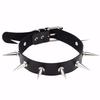 Spike Choker Belt Collar Women Pu Leather Goth Choker Necklace Chocker Gothic Jewelry