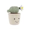 Apricot Lamb Potted Cactus Ball Stuffed Animal for Soft and Cute Plush Toy for Babies and 23cm Plush Potted Cactus Ball Children, Boys,