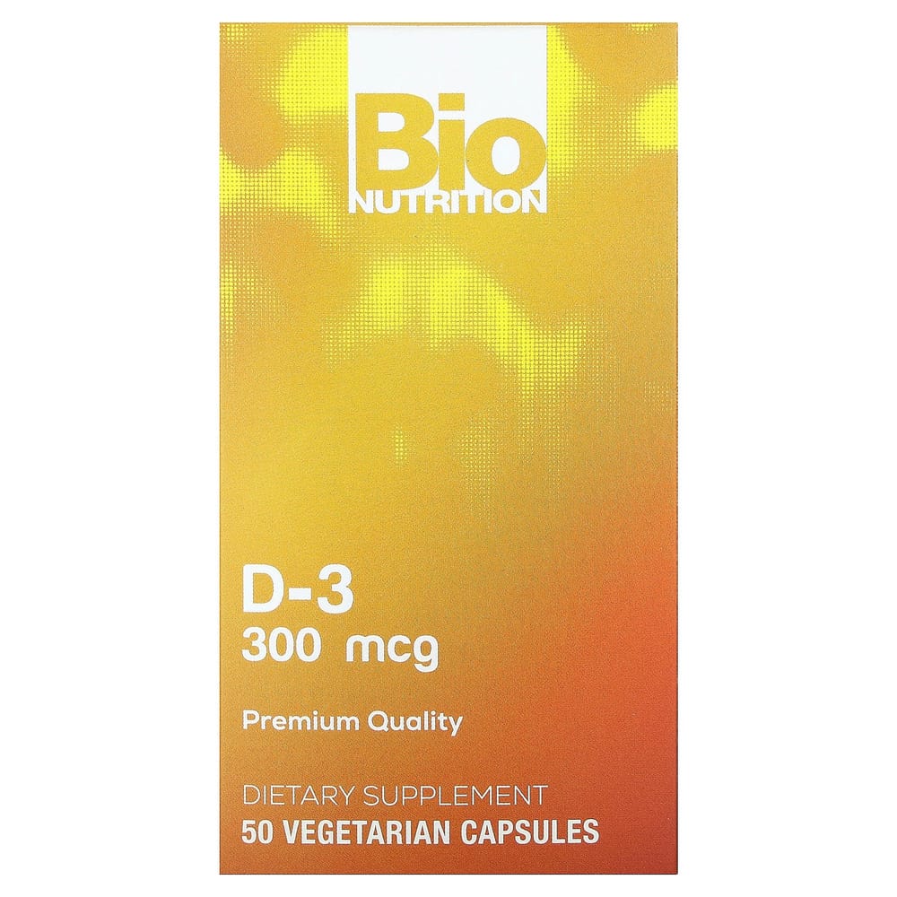 BioNutrition D-3 300 мкг Вегетарианские капсулы 50 таблеток