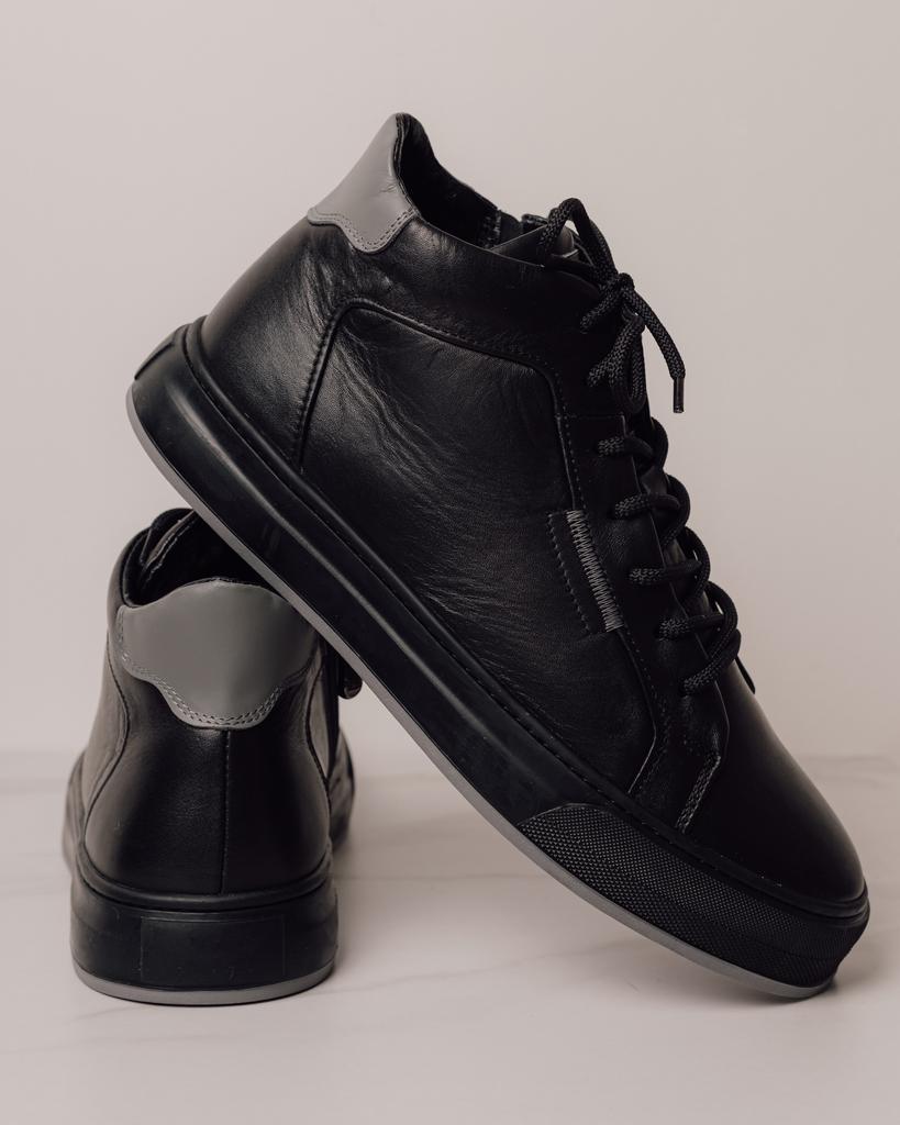 Ботинки зимние Kadar 4686088 40 черные кожа шерсть