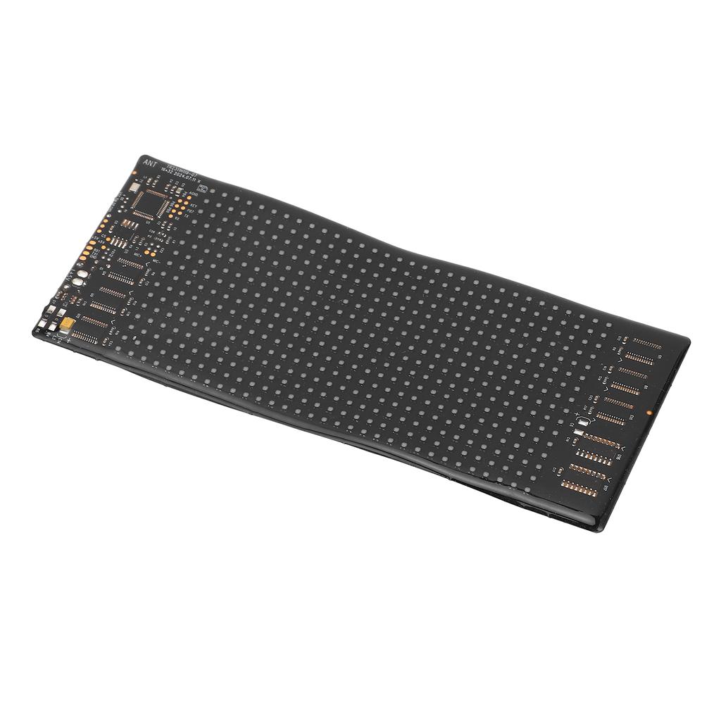 Гибкая светодиодная панель USB 5 В 16x32 пикселей программируемый знак IP65 водонепроницаемый 6.8x2.8 дюймов прокручиваемый дисплей