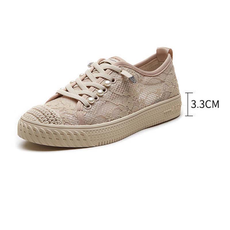 Женская обувь на плоской подошве с сетчатым вырезом, дышащая парусиновая обувь с тонкой мягкой подошвой, простой повседневный стиль, весна-лето