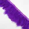 2 метра пушистой отделки из перьев марабу, бахрома, 6-8 дюймов, белая, черная, перья индейки, декор, одежда на тесьме, поделки, лента для украшения