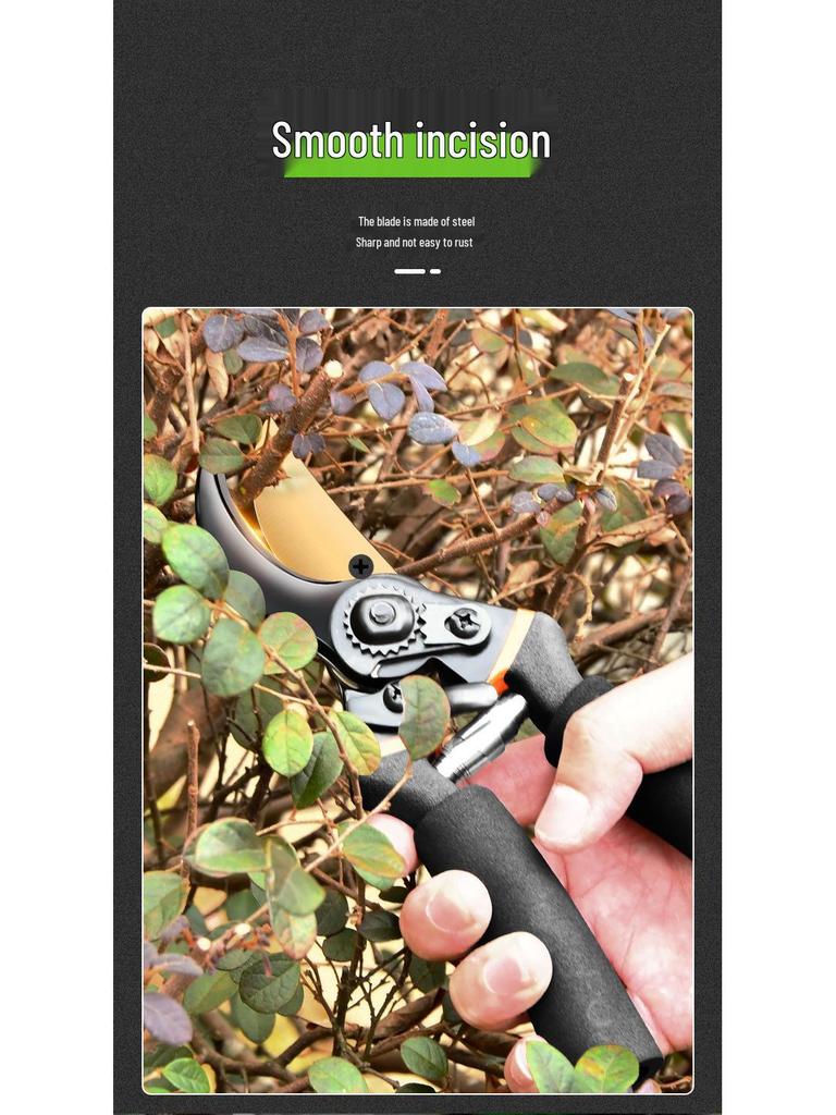 Профессиональные садовые секаторы из стали SK5 для толстых веток - Прочные и мощные ножницы для плодовых деревьев и бытового использования