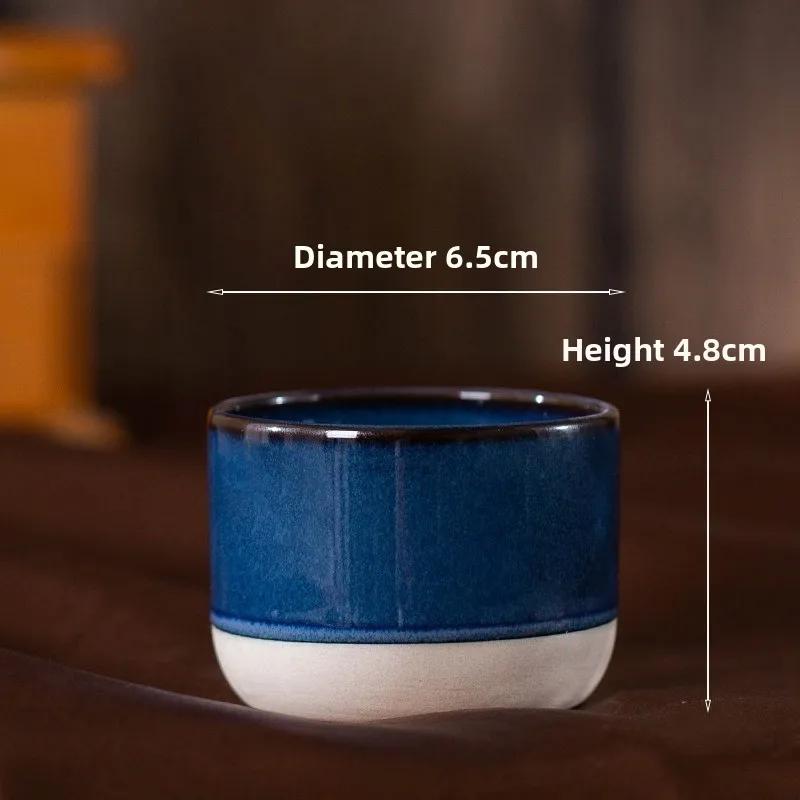 Винтажная кофейная кружка 100 мл 170 мл 200 мл керамика Чайная чашка в японском стиле для кафе Посуда для напитков Керамическая посуда Эспрессо для ресторанов и отелей