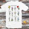 British Wild Flowers Best Botanical Garden Plant Magic Wizard T Shirt B753