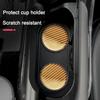 DKHN5 Car Water Coaster Cup Carbon Fiber PVC Coaster Mat  Non-slip Accessory For BMW E93 F10 F20 F30 F40 F15 F25 F26 F31 F49 F86 M3 M5