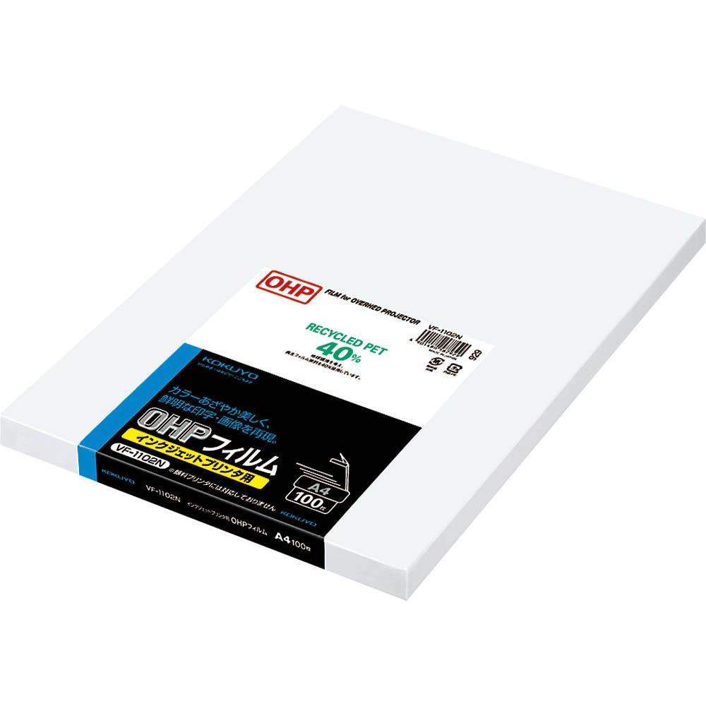 KOKUYO OHP Film for Inkjet 100 Printers, A4, sheets, VF-1102
