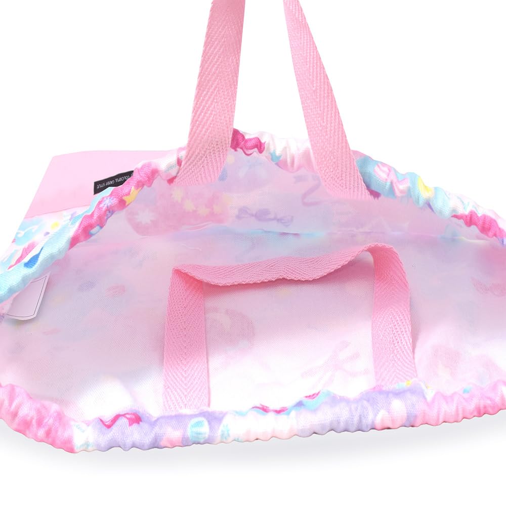 COLORFUL CANDY STYLE Quilted Entrance Set and Cute Candy Pop Perfect for Preparing for Includes a Lesson Shoe Gym Clothes and Cup Bag NW400700 4-Piece