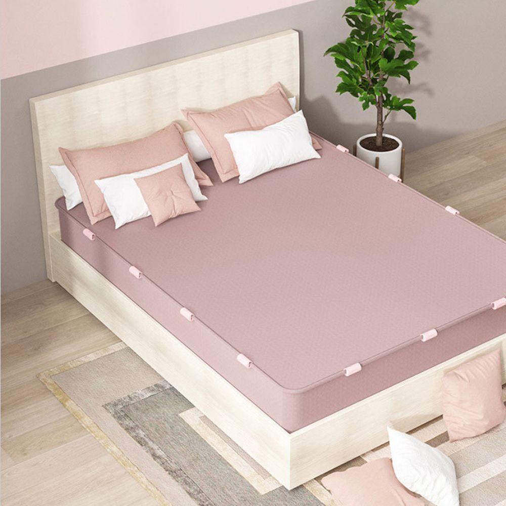 6PCS Non-slip Needle-free Clamp Sheet Clips Bed Pegs Sheet Holder Quilt Bed Cover