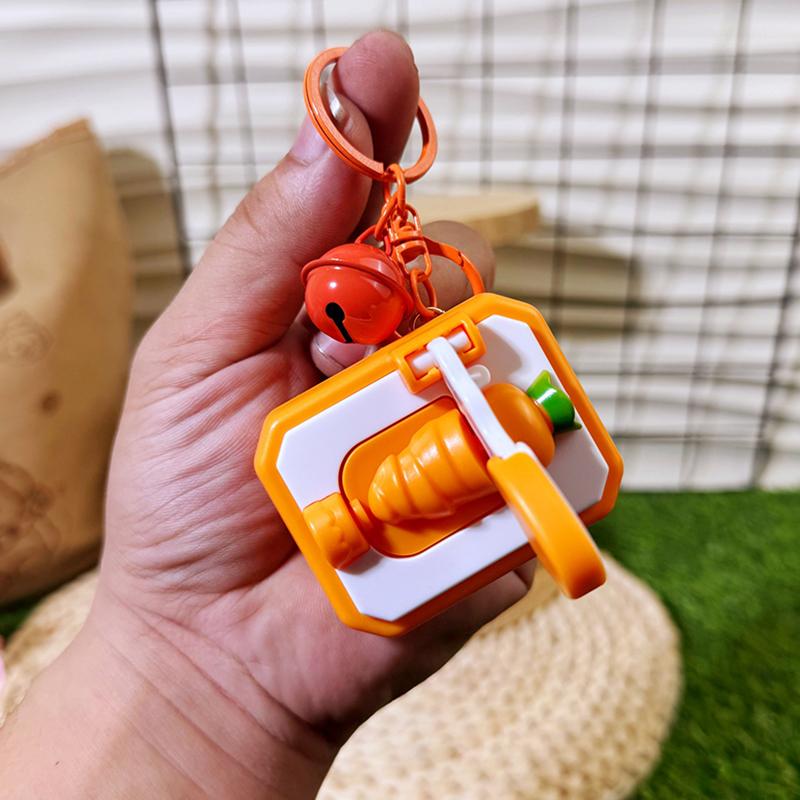 Creative Keychain Toy DIY Mini Carrot-cutting Stress Relief for Relaxation and Entertainment