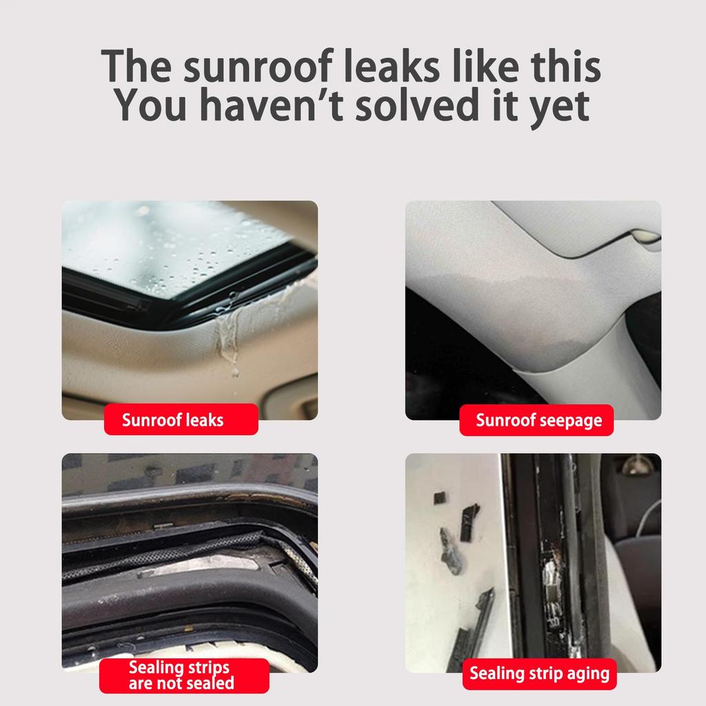 Sunroof Sealing Tape Automotive Sunroof Weatherstrip Tape Waterproof Sealing Strip Automotive Accessories For Protection Daily