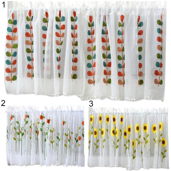 Красивые короткие шторы, мягкие декоративные легкие маленькие шторы, драпировка для кафе