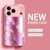 Посеребренный Чехол из Закаленного Стекла для Телефона для iPhone Чехол для 11/12/13/14/15/16/17 Pro MAX