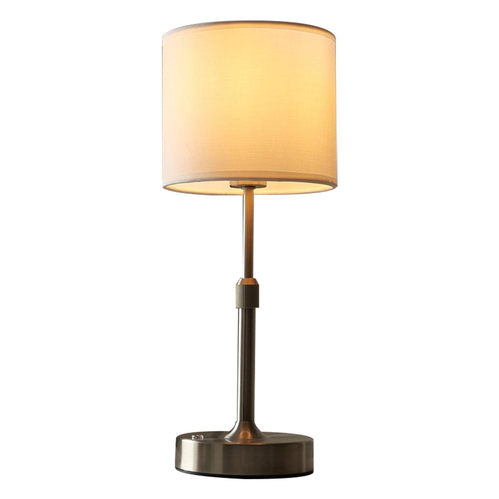 Metal Base Small Table Lamp USB Rechargeable Touch Control Portable Cordless Table Lamp 2200K Warm Light for Bedroom Bar Balcony