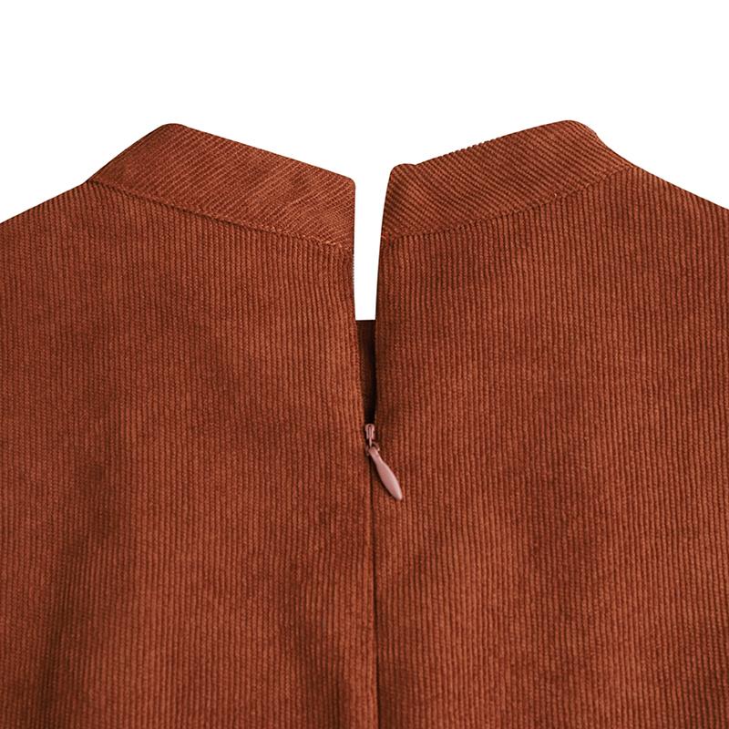 ZANZEA Spring Autumn Women Casual O-neck Long Sleeve A-line Long Dress