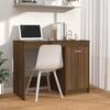 VidaXL Desk Brown Oak 100x50x76 Cm Engineered Wood 815488
