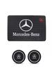 Car Dashboard Anti-slip Mat Auto Coaster Non-Slip Water Cup Drink Pad For Mercedes Benz W205 C300 W203 W206 W124 W126 W140 W168 FVWXY1