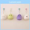 Little Cute Bun Keychain Cartoon Girl Backpack Decorative Pendant Doll Gift