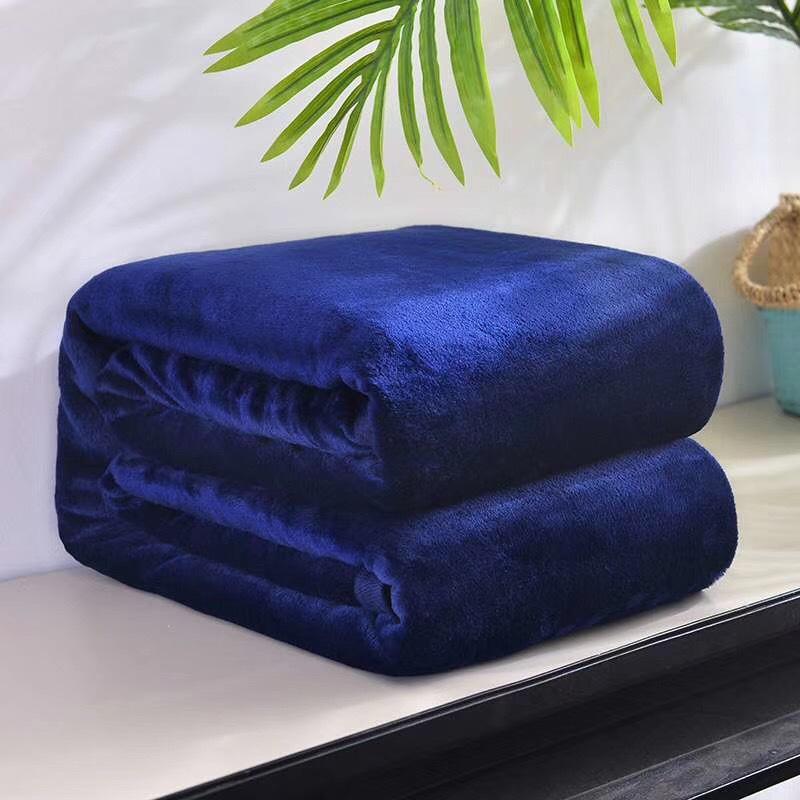 Coral Fleece Blanket Double Sided Fleece Sheet Flannel Dormitory Single Bed Blanket