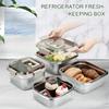 Контейнер для еды из нержавеющей стали с крышкой, многофункциональный холодильник, чехол для хранения школьных обедов