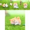 Sweet Akita Puppy Resin Miniature Diy Decor Cute Accessories For Car And Home Decoration