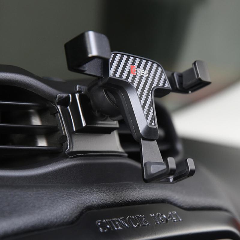 LHD! RHD! For Jeep Renegade 2016- Car Accessories Plastic Alloy Car Bracket Mobile Phone Holder Air Vent Mount Stand 1 Set