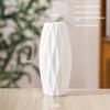 Plain-fired Matte White Ceramic Flower Arrangement Small Vase Creative and Simple Living Room Home Dried Flower Ornament