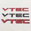 3D Metal Car Styling Logo VTEC Badge Front Grille Emblem Rear Trunk Sticker For Honda Civic Type R S SI Accord Fit CRV SUV