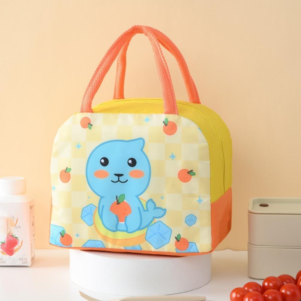 Cartoon Thermal Meal Tote Bag Thickened Portable Lunch Box Practical Food Storage Bag  School