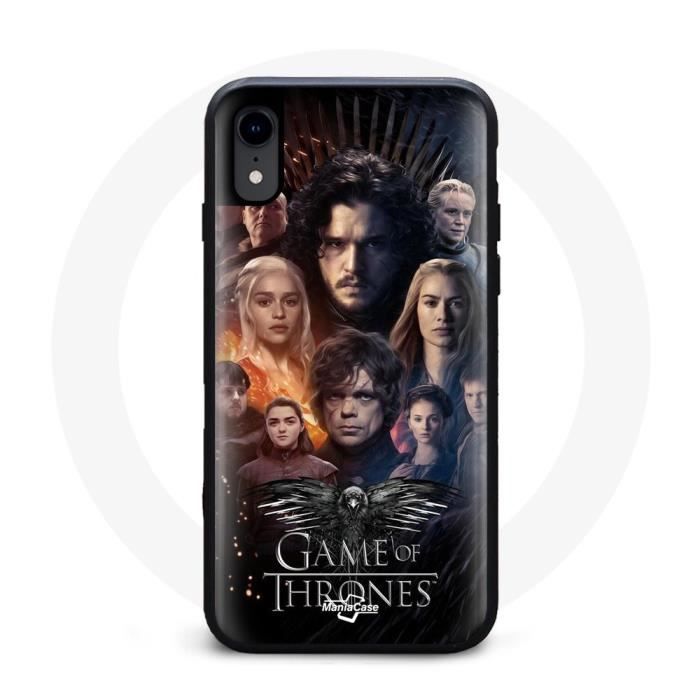 Coque de téléphone - Game of Thrones - Iphone XR - Souple - Protection contre les chocs - Logo Aigle