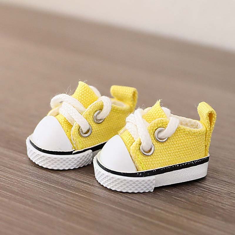 For Labubu Canvas Shoes Suitable For 17Cm Labubu Dolls Shoes Boots Toys Casual Sports Shoes Dolls Accessories Diy Doll Toys