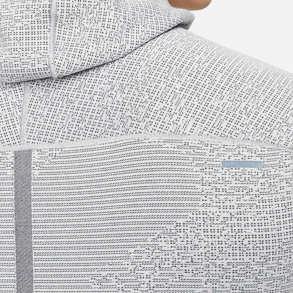 Nike Therma-Fit Adv Division Logo Print Однотонная футболка с капюшоном и длинными рукавами Мужские топы Темно-дымчато-серый DD6111-010