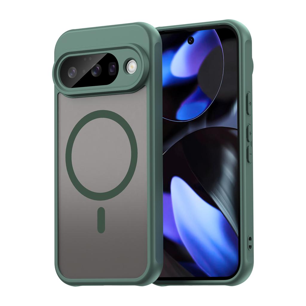 For Google Pixel 10 Pro XL Case Hard transparent Magnetic Wireless Charging Protective Back Cover For Pixel 10 9 Pro Xl 9a Shell