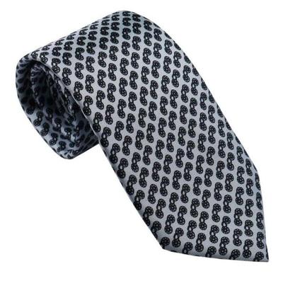 Галстук Dunhill COG Repeat Light DU21RPTP1C0450R, прибл.. 8см, Синий,