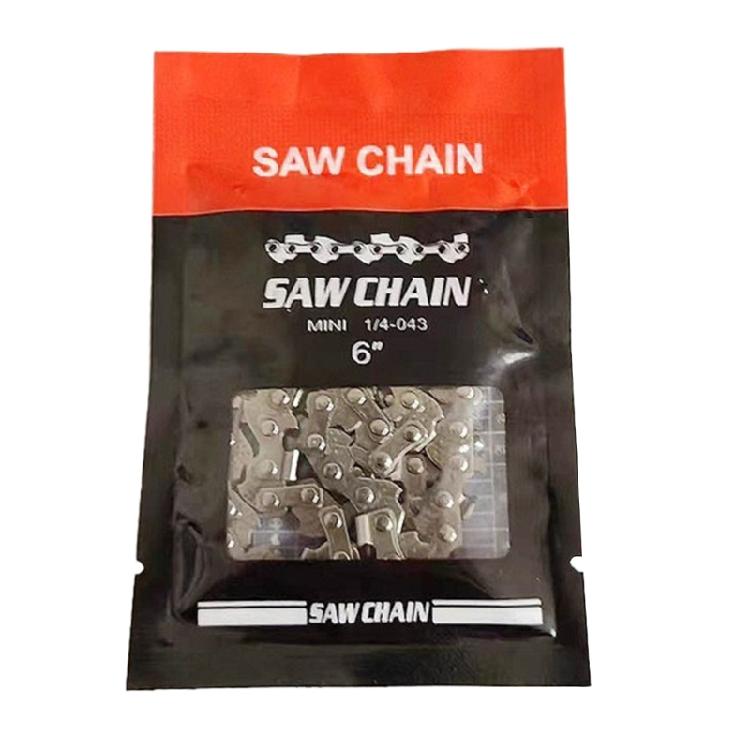 Износостойкая цепь для электрической цепной пилы 4~16 дюймов Высокоэффективная сменная пила для аксессуаров инструмента для резки дерева