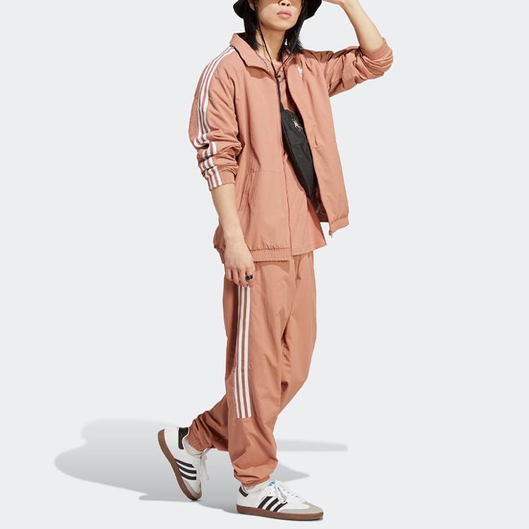 Adidas Originals Adicolor Classics Спортивная куртка с воротником-стойкой и молнией Мужские куртки песочно-коричневого цвета IA6358