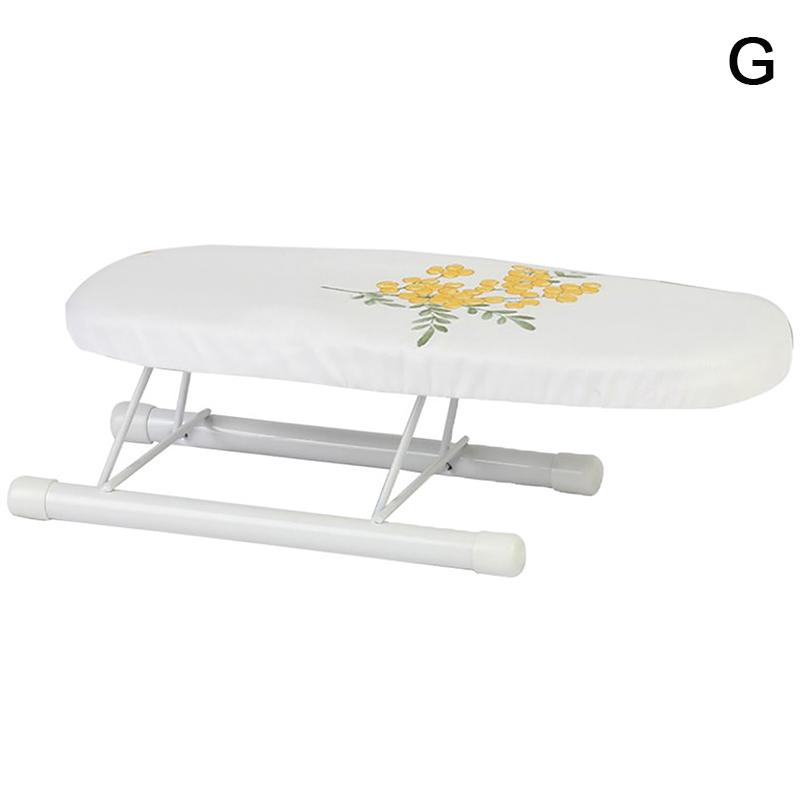 Folding Mini Ironing Board With Folding Legs Portable Household Clothes Ironing Rack Home Supplies Heat Resistant Ironing Cover