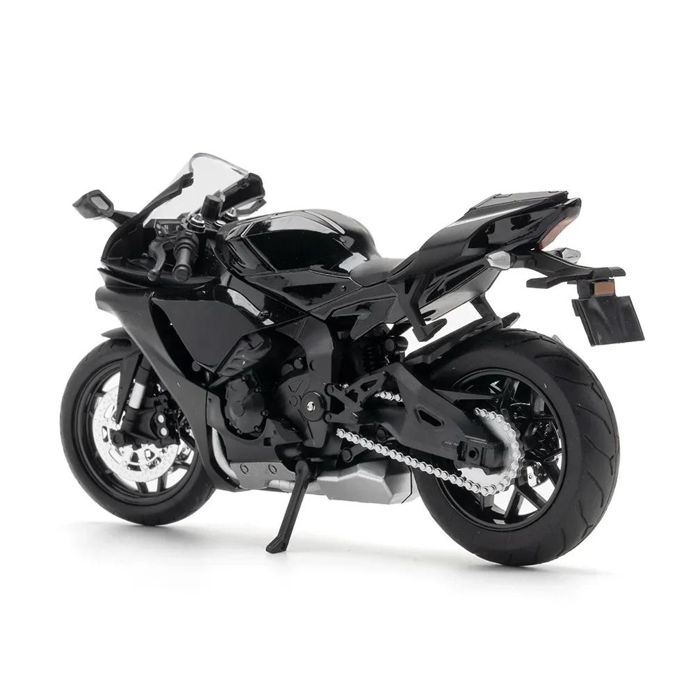 1/12 YAMAHA R1 Мотоцикл Сплав Игрушки-машинки Металлические литые модели Мотоциклы Модель со светом и звуком Транспортное средство для детей Подарки M33