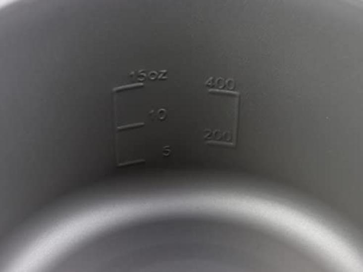 Gaobabu Titanium Pot SOLO 800 Lid and Thick Mesh with Draining Holes and Memory Function (with Bag) Titanium, Lightweight, Compact, Durable,