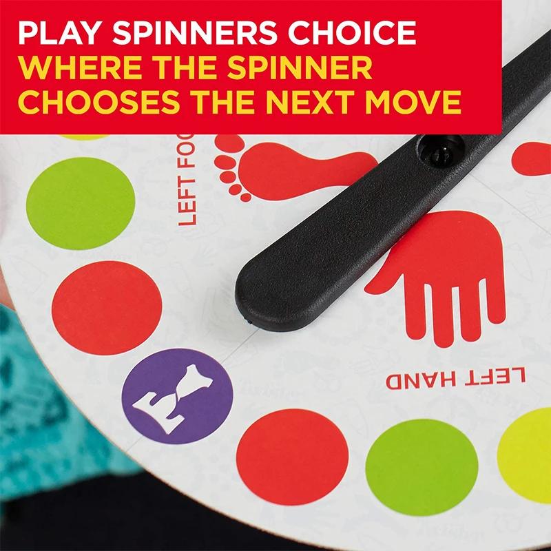 Twister Party Game - Family Indoor Outdoor Body Twisting Interactive Group Sports Toys for Children Adults Fun Aids