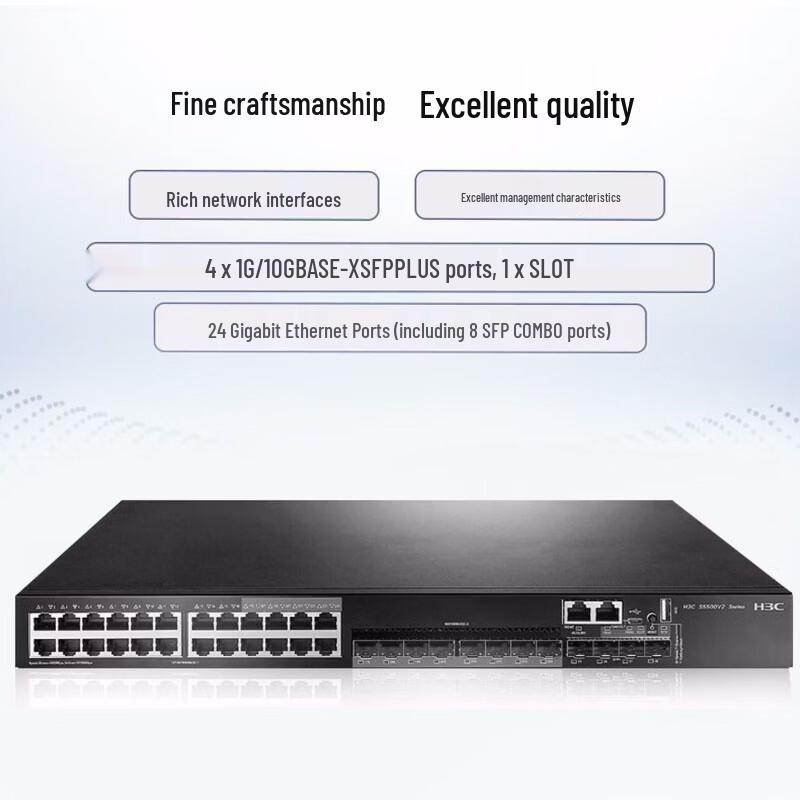 H3C S5500V2-28C-EI Managed Layer 3 Network Switch