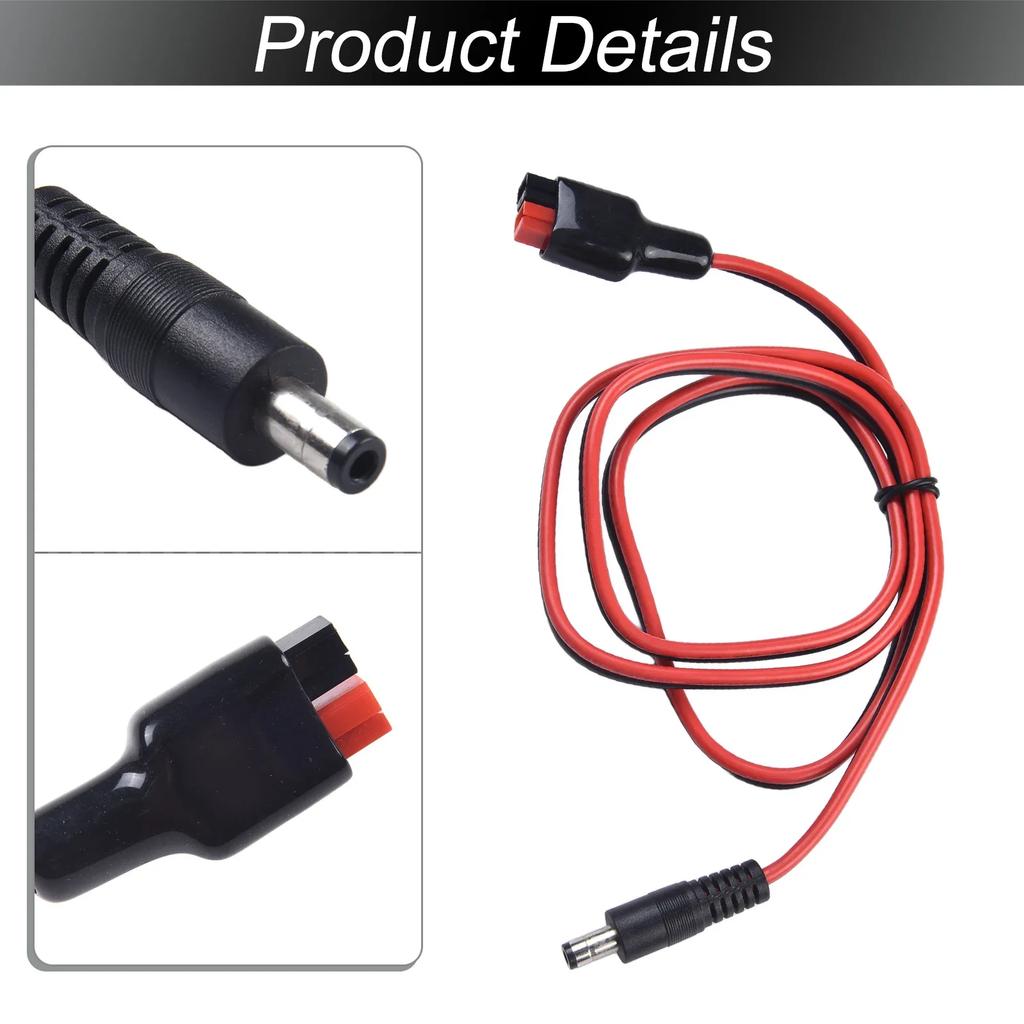 1 шт. Для кабеля солнечного адаптера 15/30/45 А Разъем Power Pole DC 5.5x2.5 мм Аксессуары для подключения кабеля солнечной панели