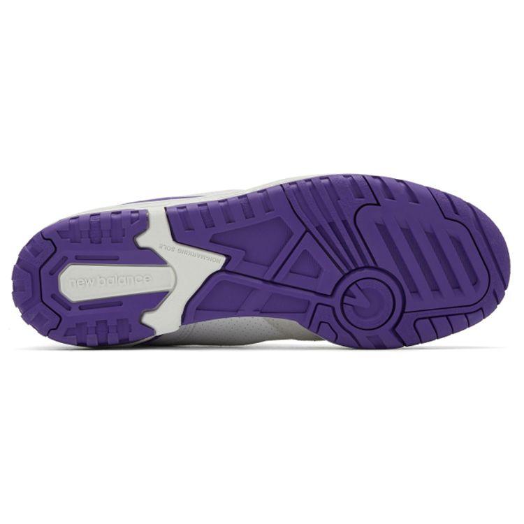 New Balance 550 White Purple Unisex Sneakers Prism-Purple BB550WR1