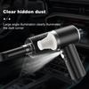 Автомобильный пылесос с трехслойной фильтрацией, мощное всасывание, низкий уровень шума, многофункциональный портативный беспроводной пылесос со светодиодной подсветкой