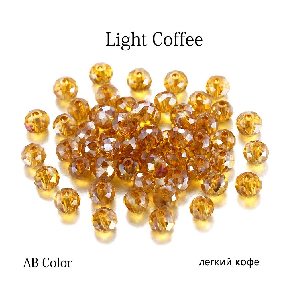 70-300 шт. 3/4/6/8 мм полупрозрачные чешские хрустальные стеклянные бусины граненые красочные бусины-разделители для DIY браслетов принадлежности для изготовления ювелирных изделий