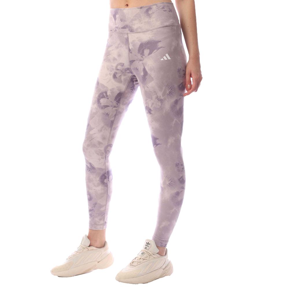 Adidas Womens/Ladies Train Essentials Tie Dye Flower All-Over Print Leggings