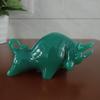 2 шт. Камень Нефрит Цвет Статуэтка Быка с Уолл-стрит Рынок Быков Смоляные Украшения Фэн-шуй Фигурки Удачи и Богатства Декор для Дома и Офиса