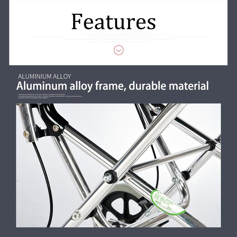 Складная инвалидная коляска для пожилых людей, скутер, портативный маленький простой складной легкий туристический самолет, доступный