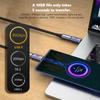 Упаковка из 6 шт. адаптеров-переходников USB4 Type C, преобразователь USB C с поддержкой быстрой зарядки 100 Вт и скорости передачи данных 40 Гбит/с